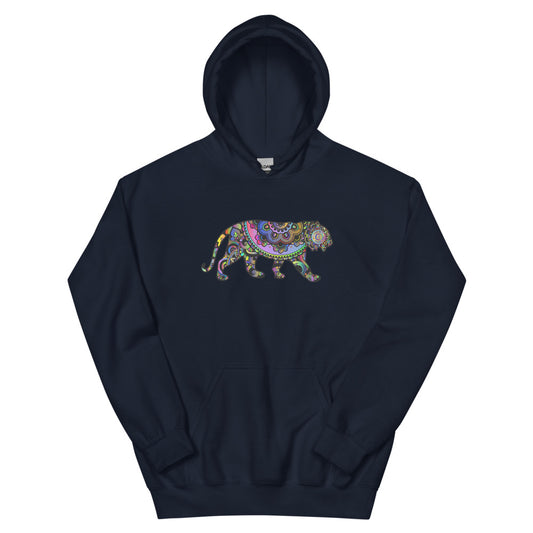 Multi Coloured Tiger Unisex Hoodie