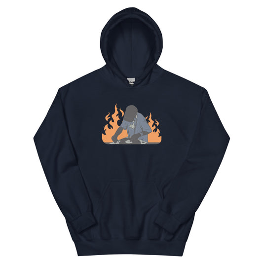 DJ on Fire Unisex Hoodie