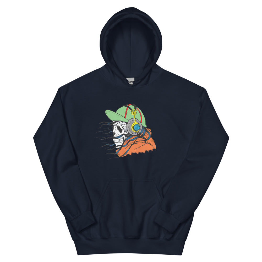 Skeleton DJ Unisex Hoodie