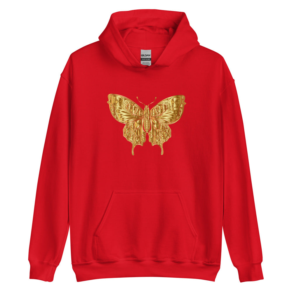 Golden Butterfly Unisex Hoodie