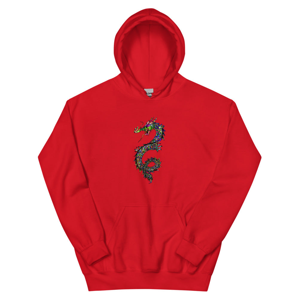 Multi Coloured Dragon Unisex Hoodie