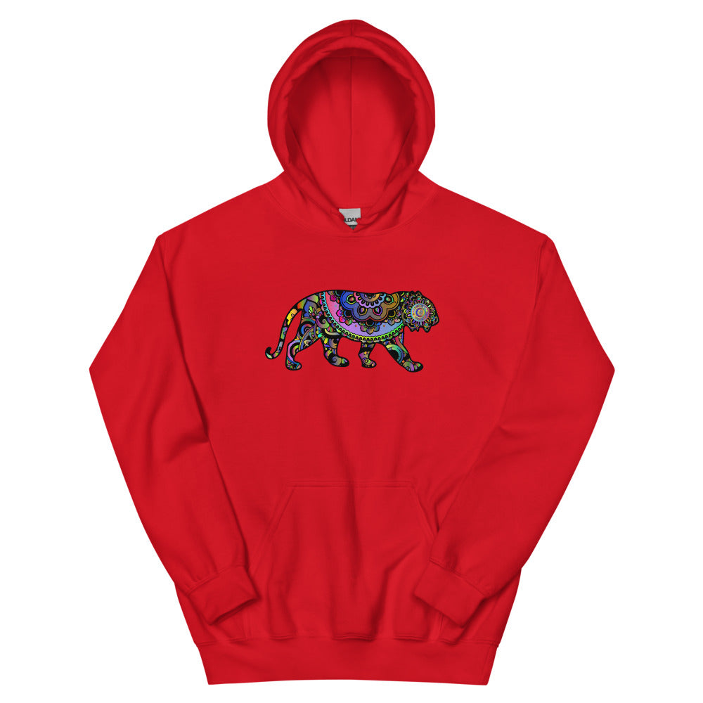 Multi Coloured Tiger Unisex Hoodie