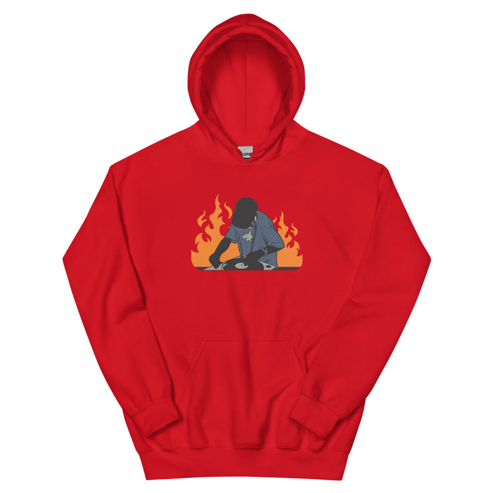 DJ on Fire Unisex Hoodie