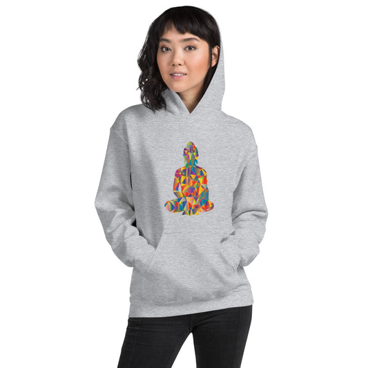 Multi Coloured Yogi Unisex Hoodie