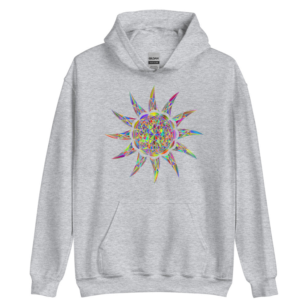 Multi Coloured Sun Unisex Hoodie