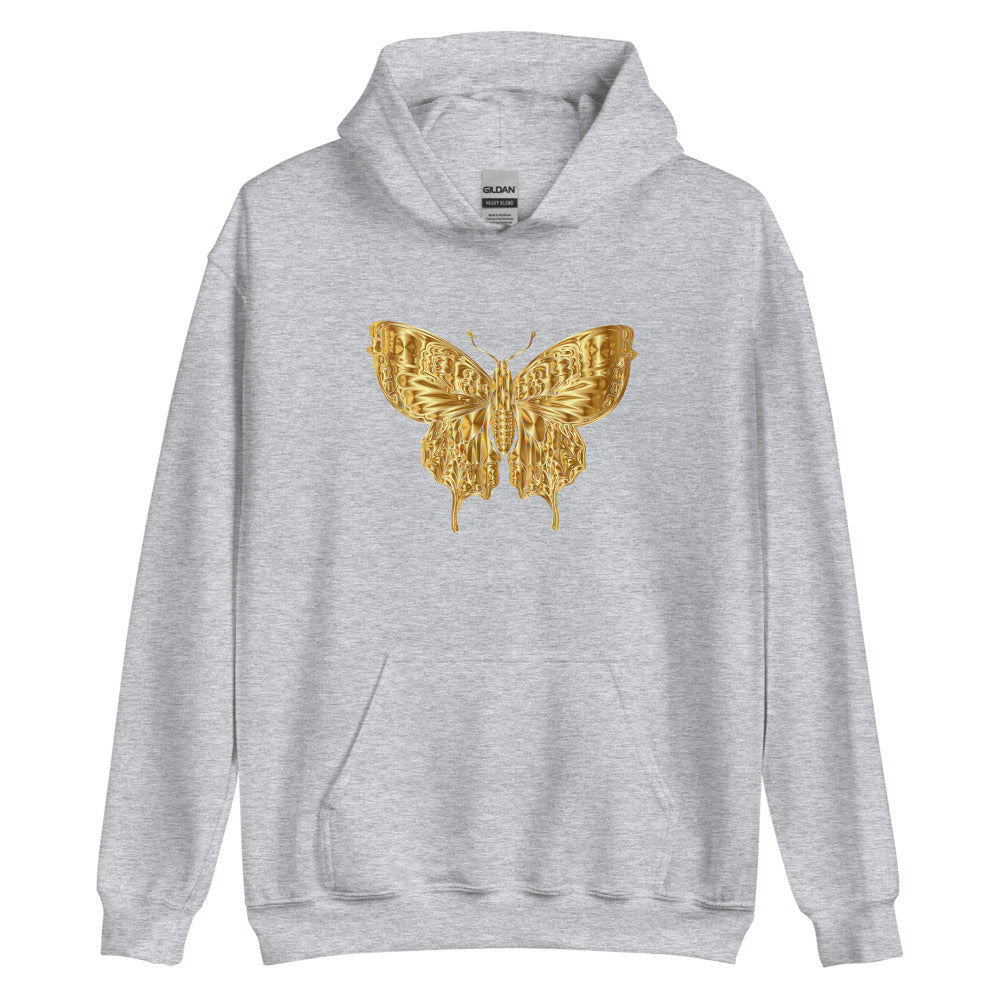 Golden Butterfly Unisex Hoodie