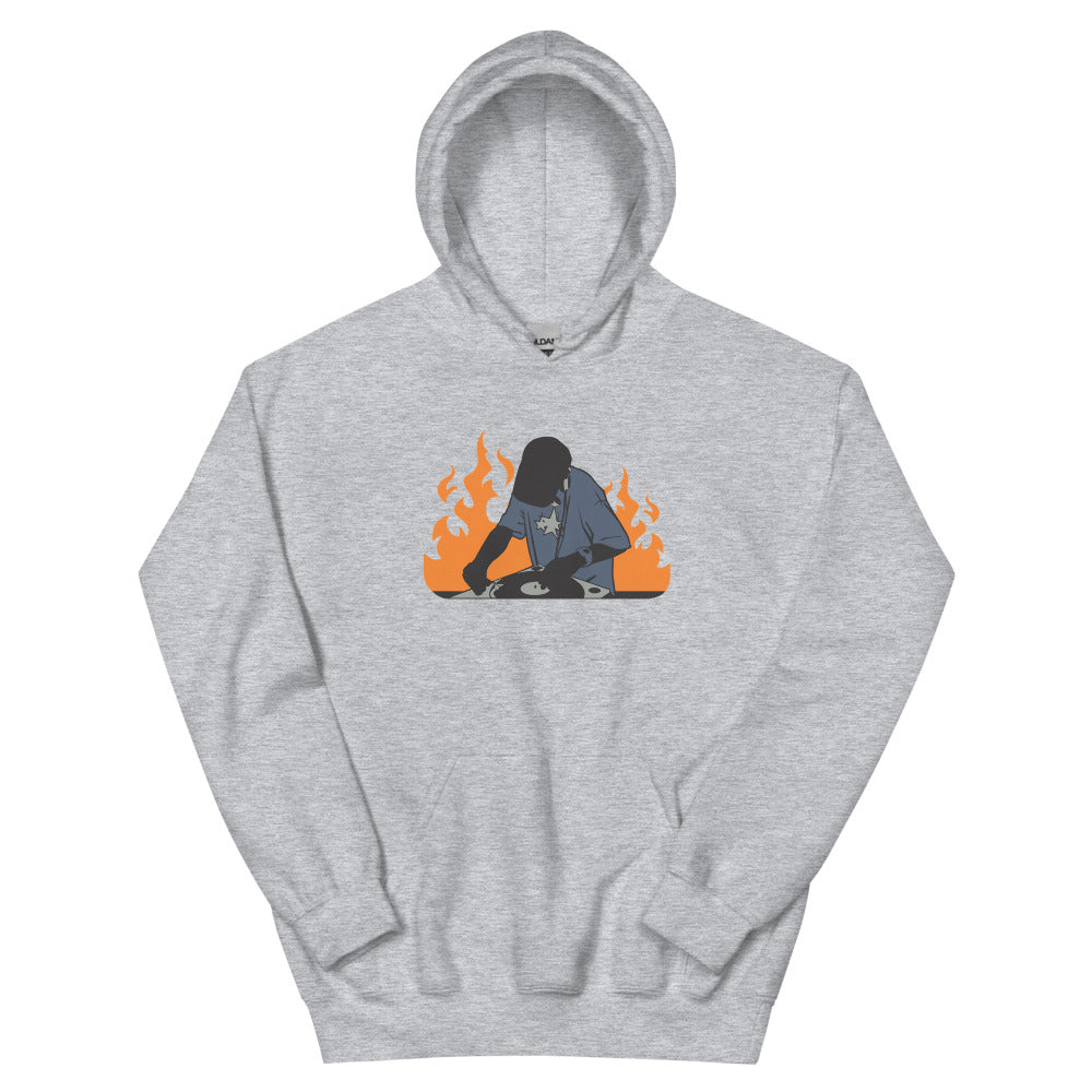 DJ on Fire Unisex Hoodie