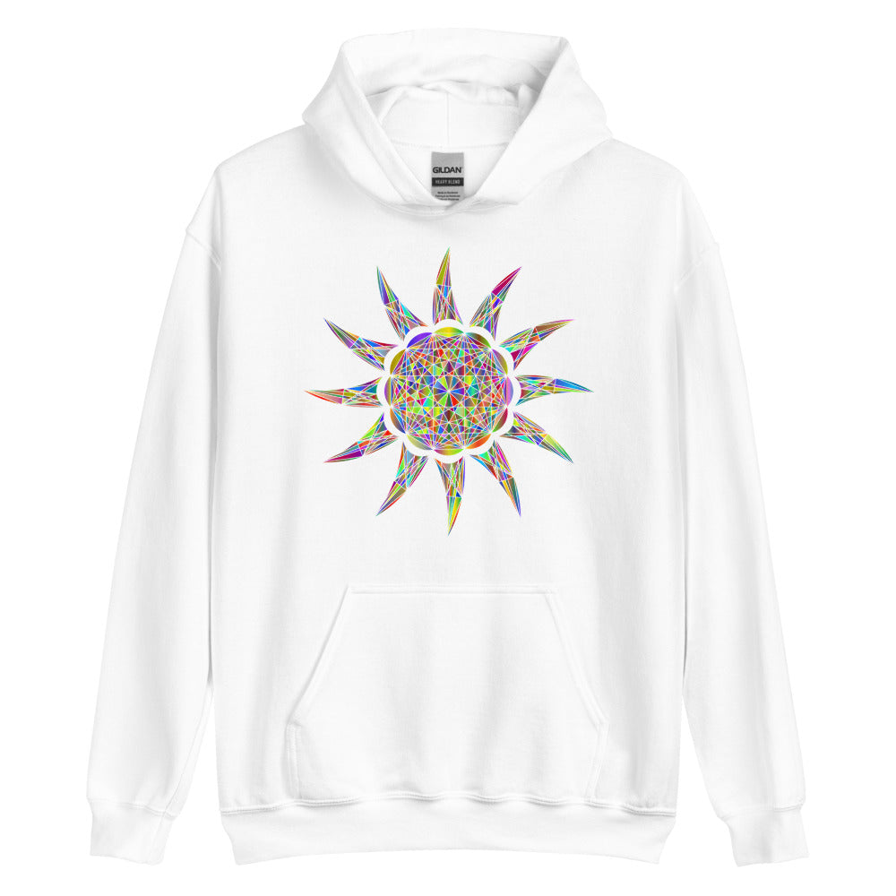 Multi Coloured Sun Unisex Hoodie