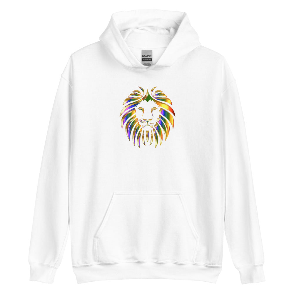 Multi Coloured Lion Unisex Hoodie