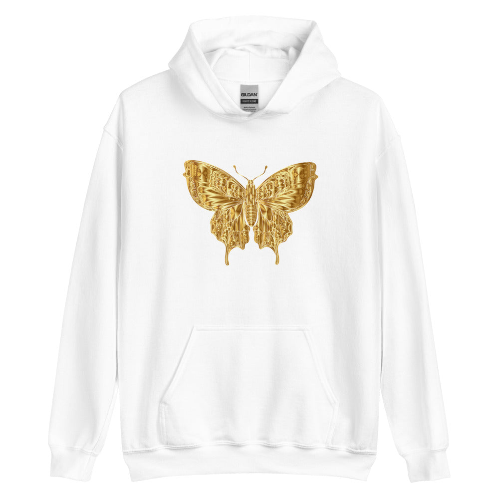 Golden Butterfly Unisex Hoodie