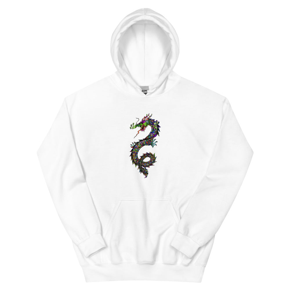 Multi Coloured Dragon Unisex Hoodie