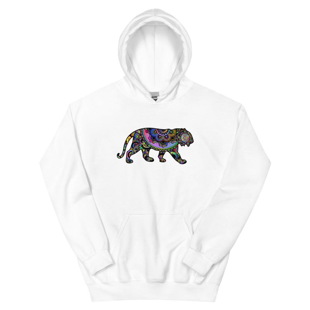 Multi Coloured Tiger Unisex Hoodie