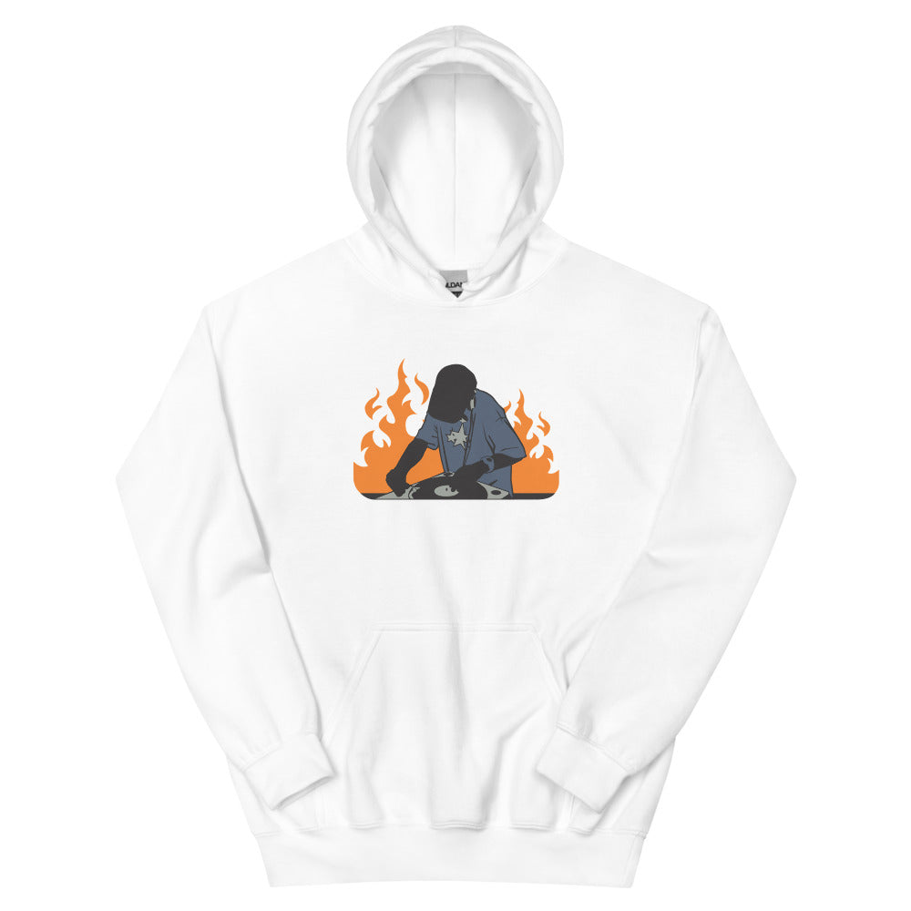 DJ on Fire Unisex Hoodie