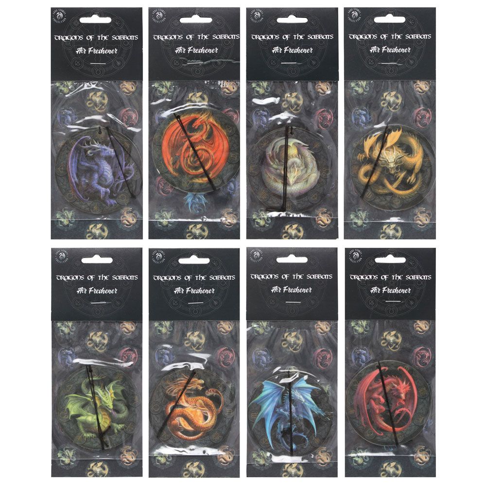 Set of 8 Dragons of the Sabbats Air Fresheners