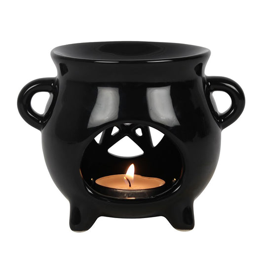 Pentagram Cauldron Oil Burner