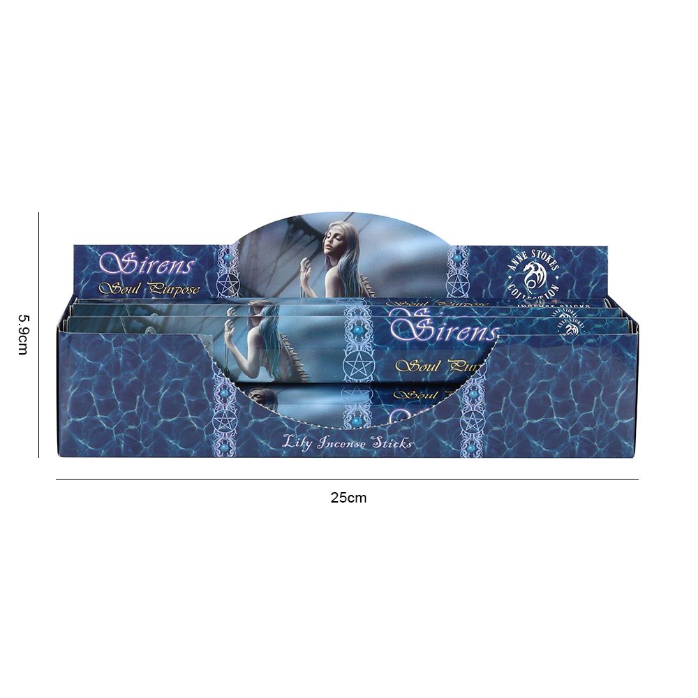 Set of 6 Packets Soul Purpose Lily Incense Sticks by Anne Stokes