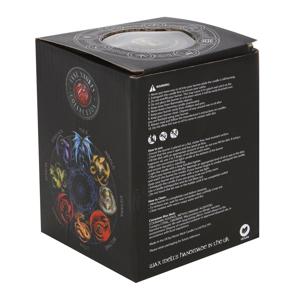 Ostara Wax Melt Burner Gift Set by Anne Stokes