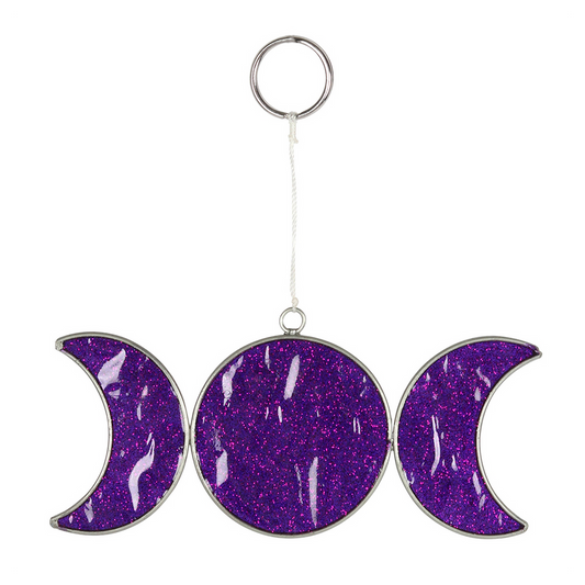 Mystical Triple Moon Suncatcher