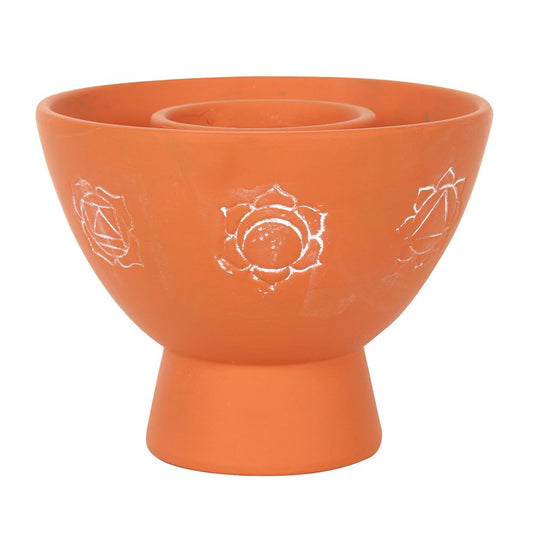 Chakras Terracotta Smudge Bowl