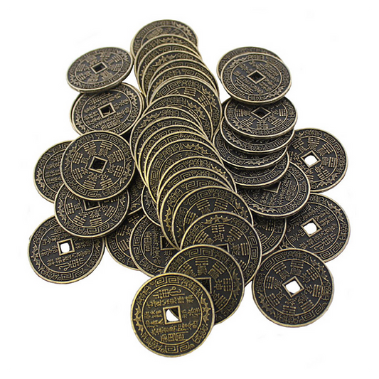 Set of 50 3.5cm Chinese Coins