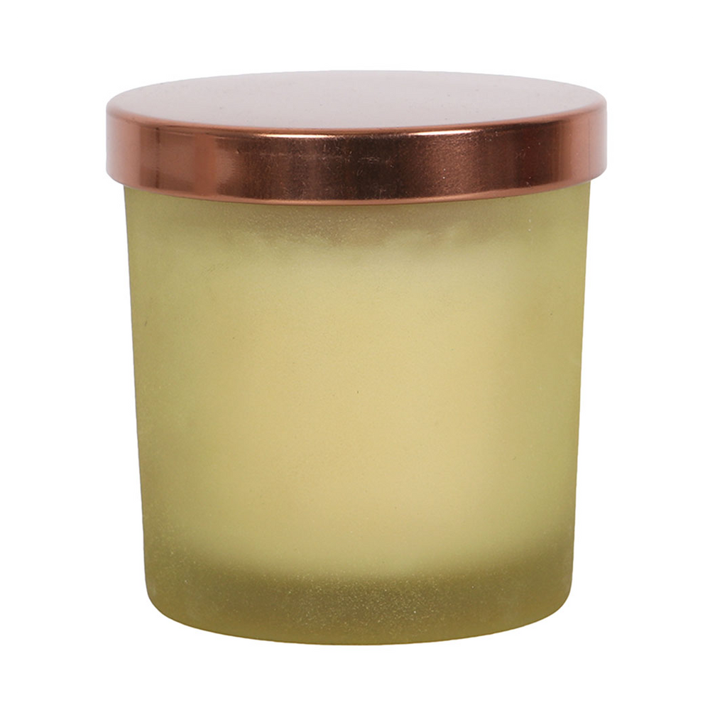 New Moon Wild Orange Manifestation Candle with Clear Quartz