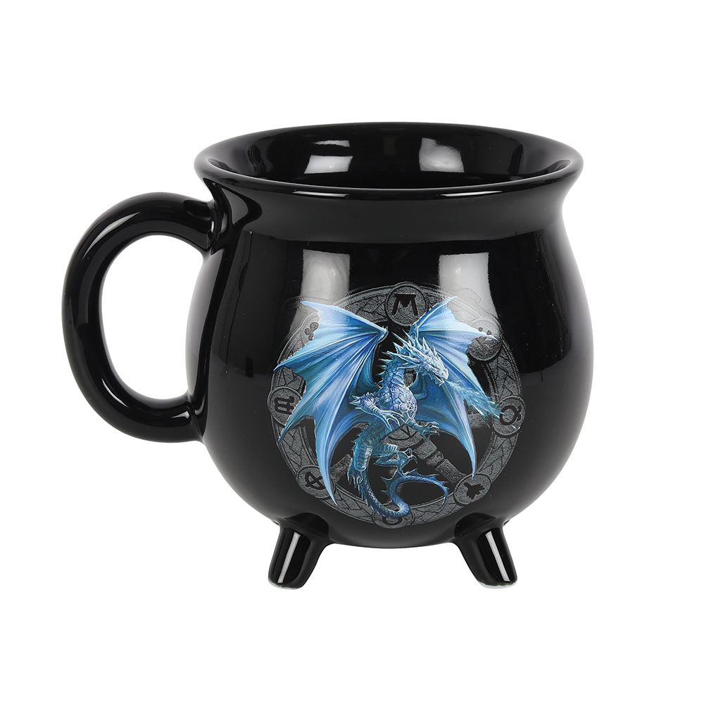 Yule Colour Changing Cauldron Mug by Anne Stokes