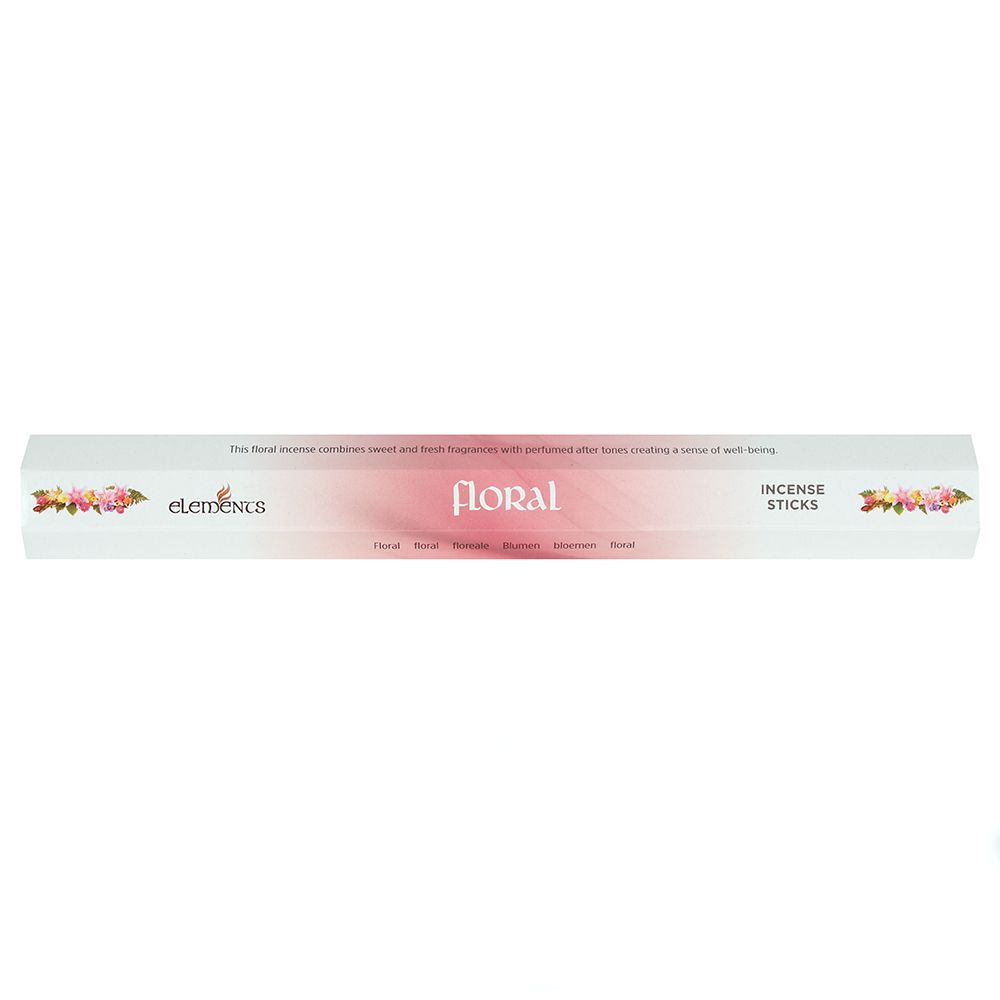 Set of 6 Packets of Elements Floral Incense Sticks