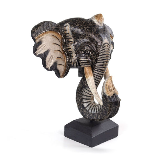 Albasia Wood Elephant Ornament