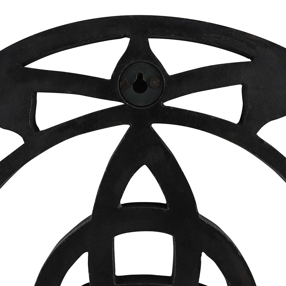 Black Wooden Triquetra Wall Art