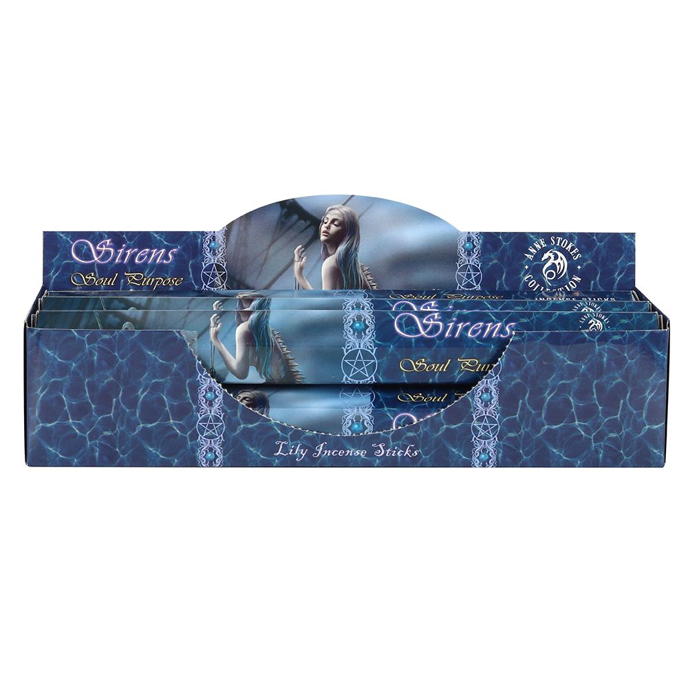 Set of 6 Packets Soul Purpose Lily Incense Sticks by Anne Stokes