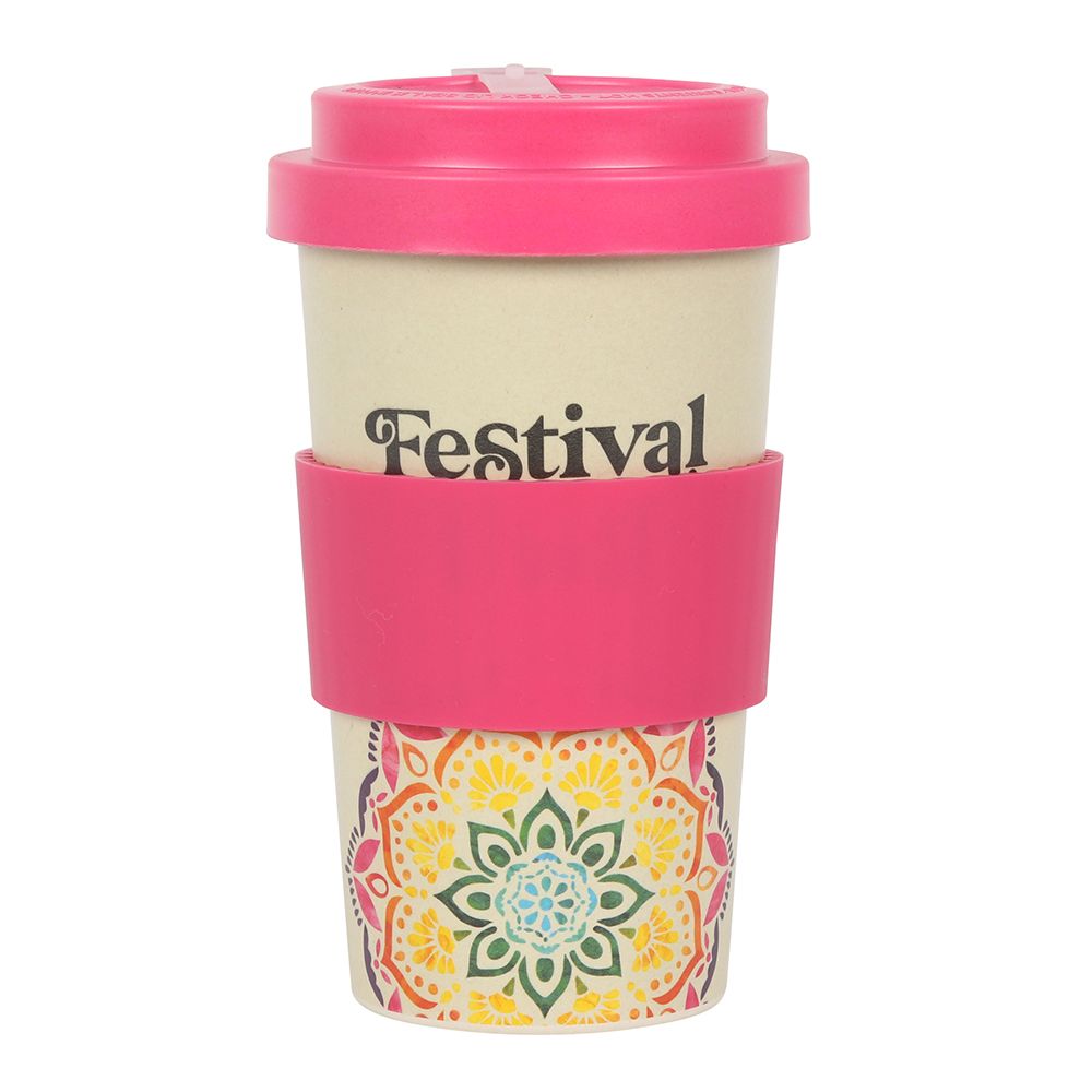 Festival Fuel Mandala Bamboo Eco Travel Mug