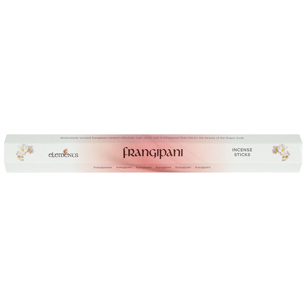 Set of 6 Packets of Elements Frangipani Incense Sticks