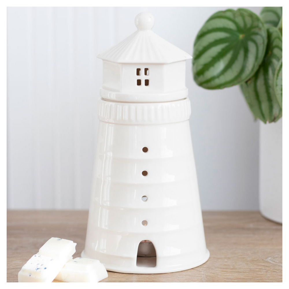 White Lighthouse Oil Burner