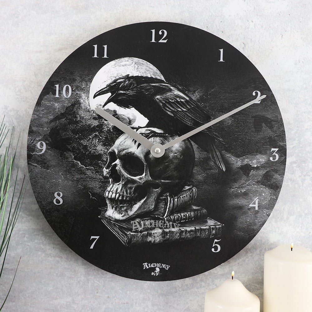 Alchemy Poe's Raven Clock