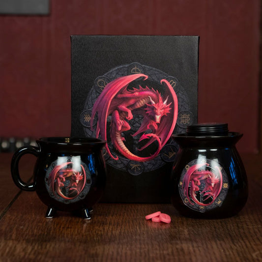 Lammas Wax Melt Burner Gift Set by Anne Stokes