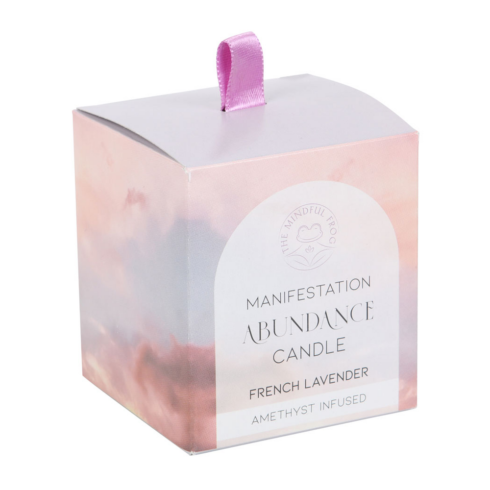 Abundance French Lavender Crystal Chip Candle