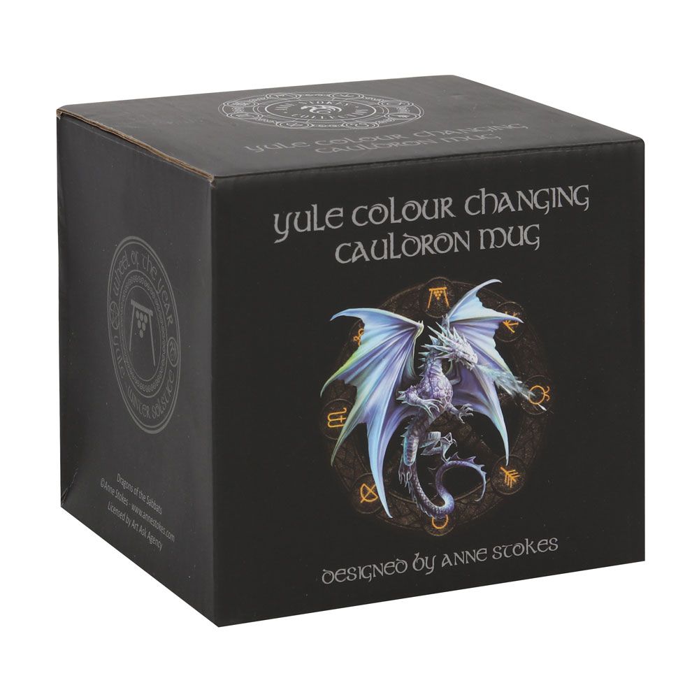 Yule Colour Changing Cauldron Mug by Anne Stokes