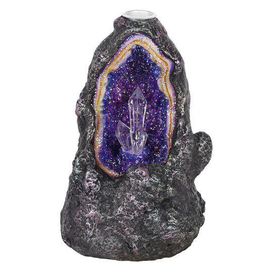 Glowing Crystal Cave Backflow Incense Burner