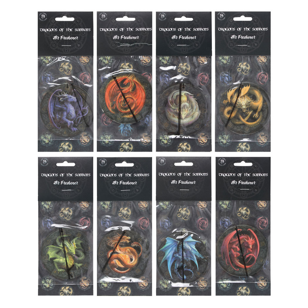 Set of 8 Dragons of the Sabbats Air Fresheners