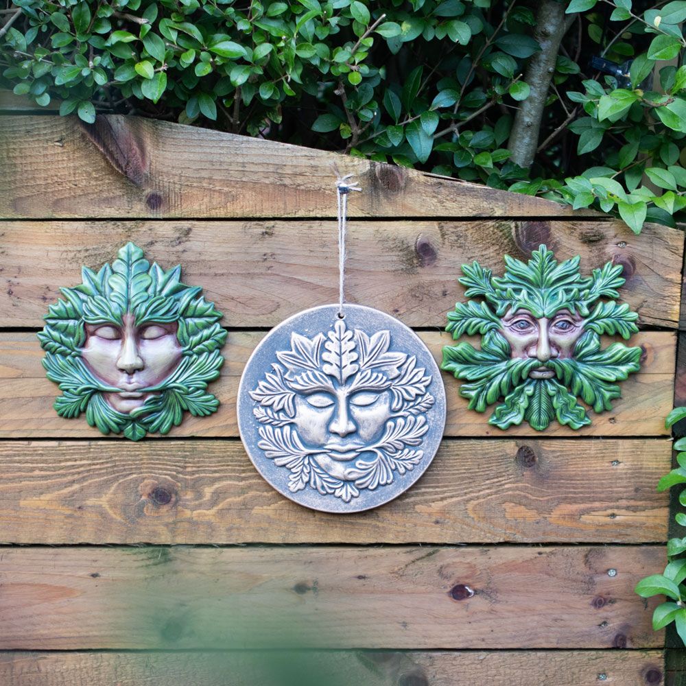 Bronze Green Goddess Terracotta Plaque