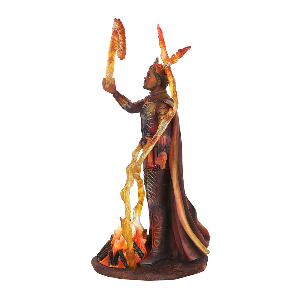 Fire Elemental Wizard Figurine by Anne Stokes