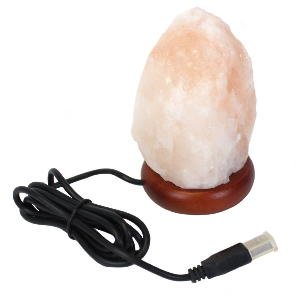 Natural USB Salt Lamp