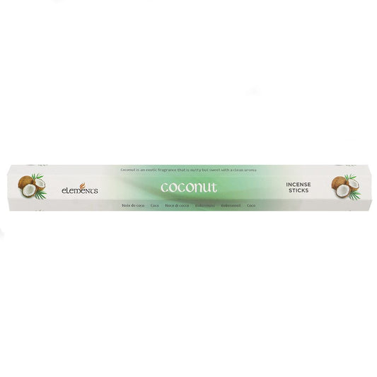 Set of 6 Packets of Elements Coconut Incense Sticks