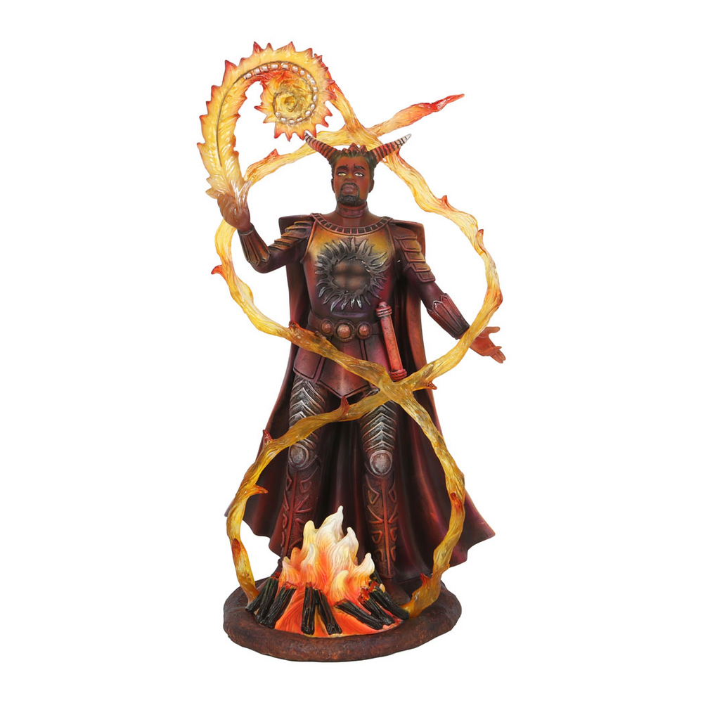 Fire Elemental Wizard Figurine by Anne Stokes