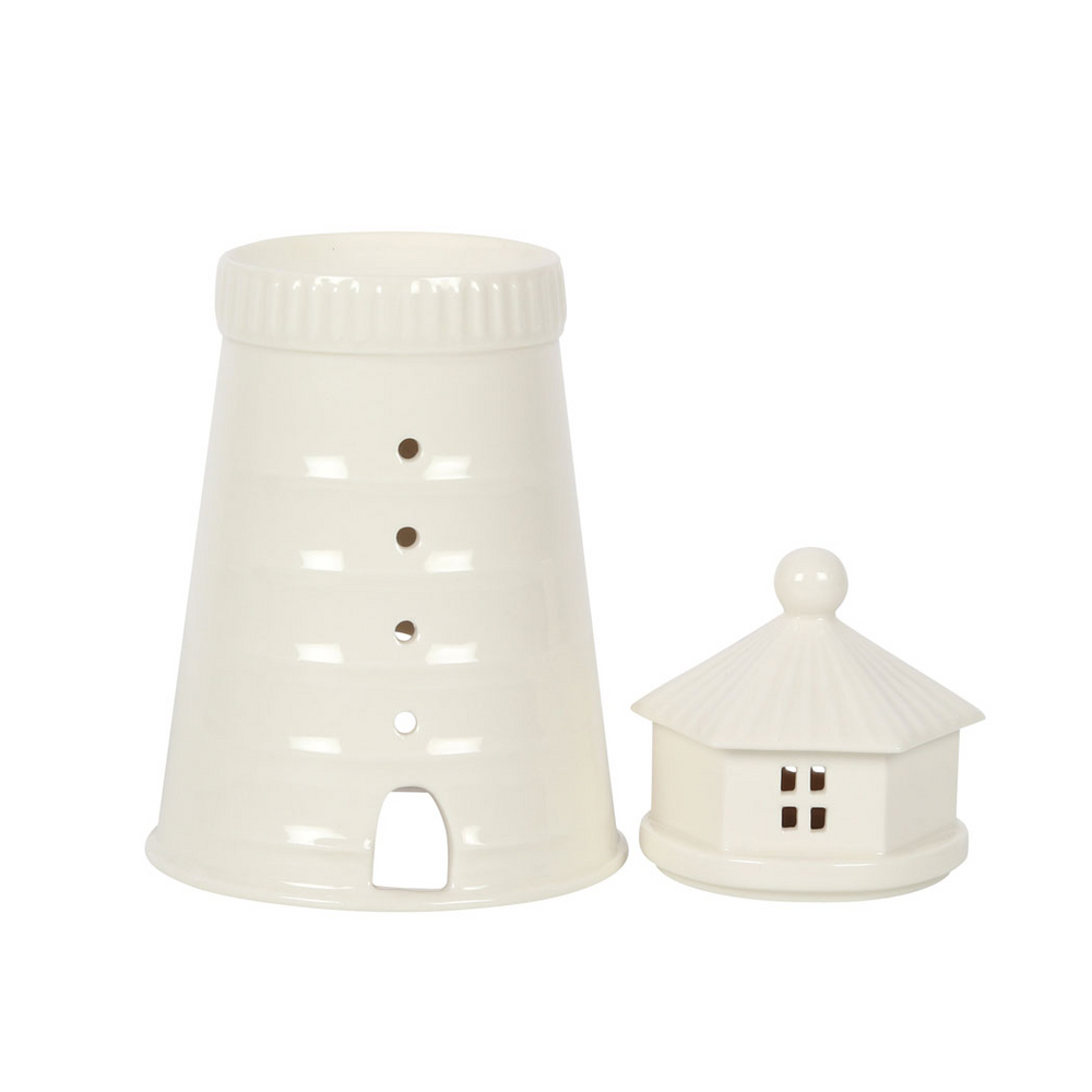 White Lighthouse Oil Burner