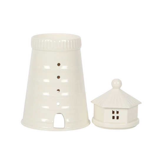 White Lighthouse Oil Burner