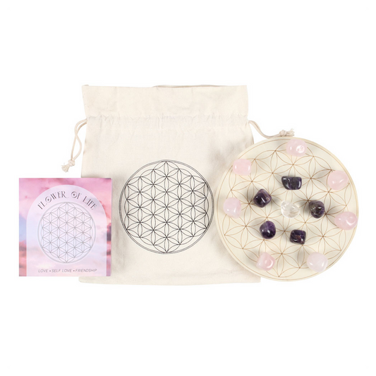 Flower of Life Crystal Grid Set