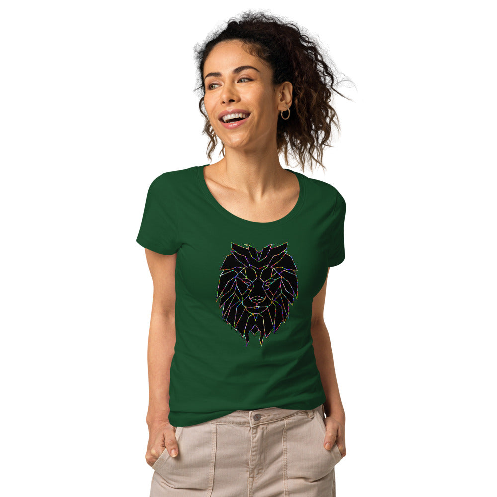 Multi Coloured Lion Women’s organic t-shirt