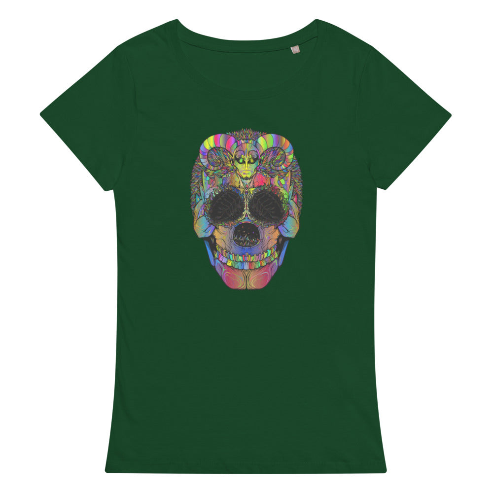 Multi Coloured Skull Women’s organic t-shirt