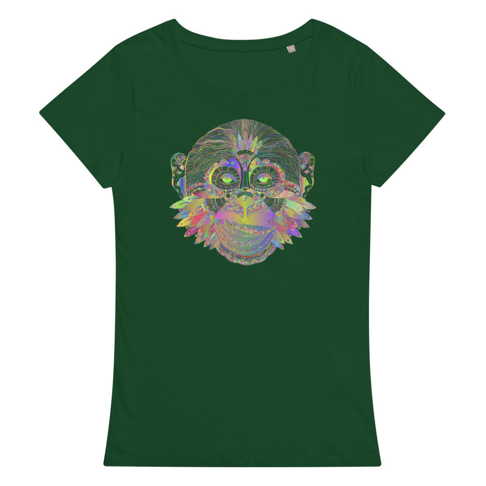 Multi Coloured Monkey Women’s organic t-shirt